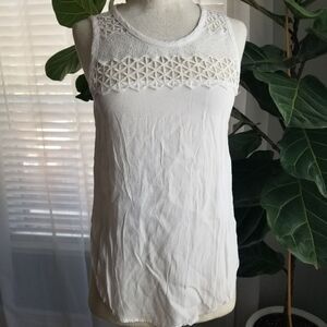 ASTR the Label white silk tunic top size XS